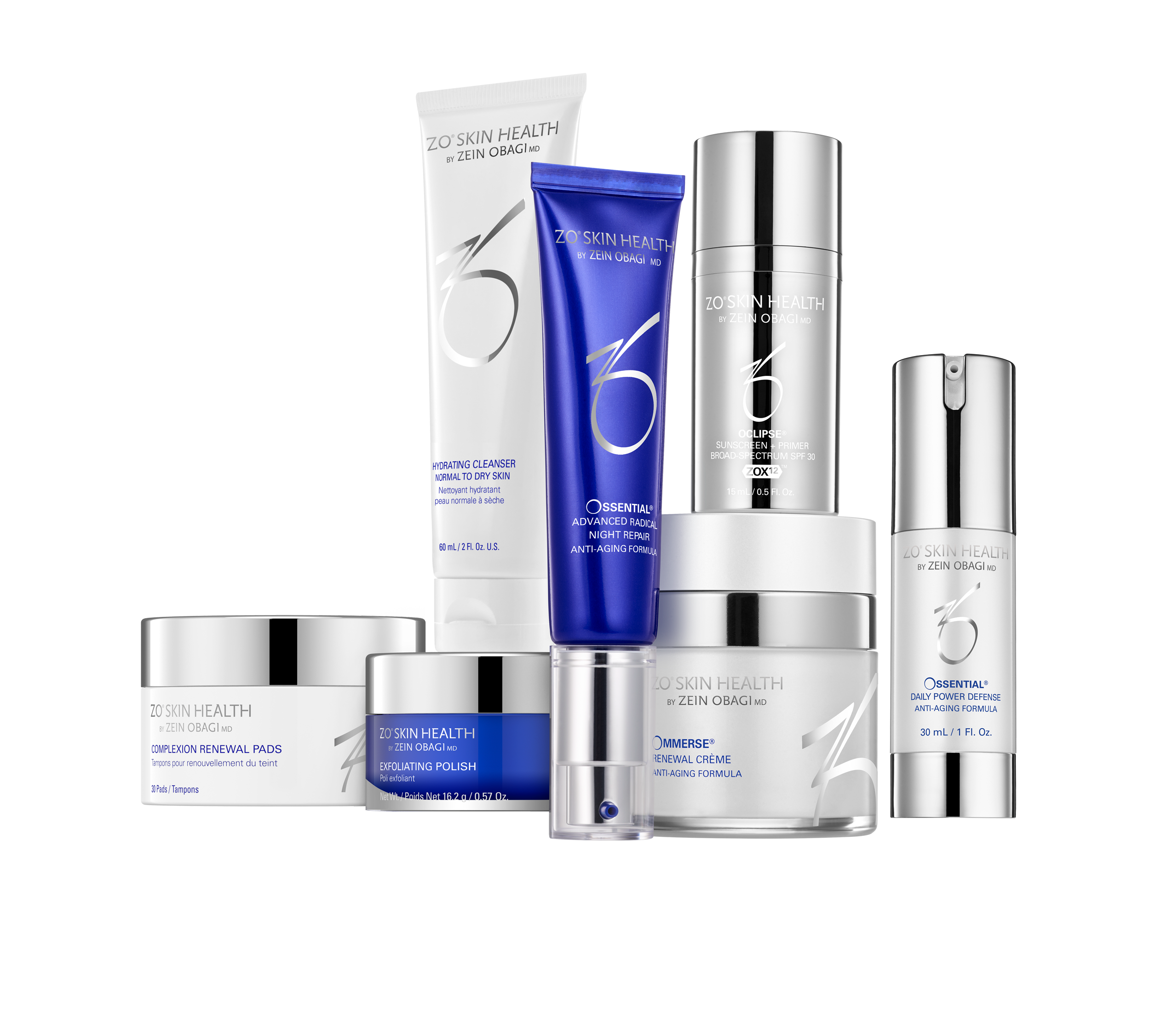 Multiple skin care products
